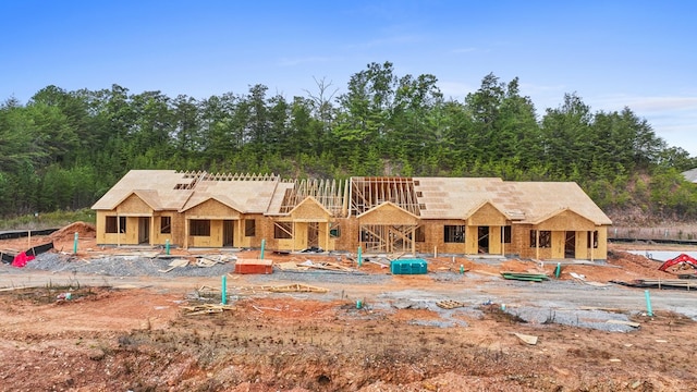 view of rear view of property