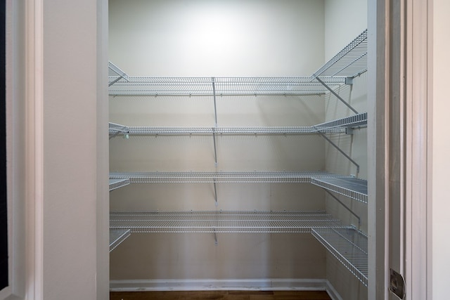 view of pantry