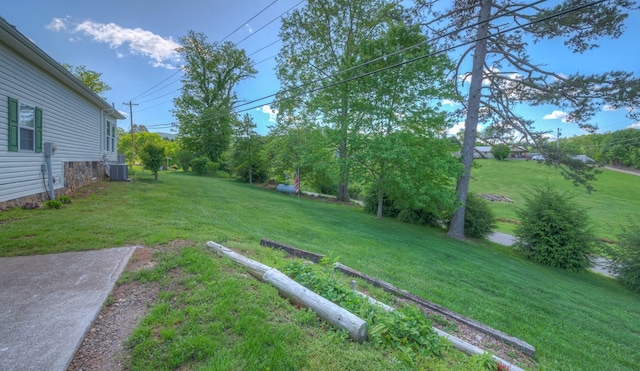 467 Greenlawn Cemetary Rd, Murphy, NC 28906 - view of grassy yard featuring central air condition unit