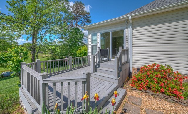 467 Greenlawn Cemetary Rd, Murphy, NC 28906 - view of wooden deck