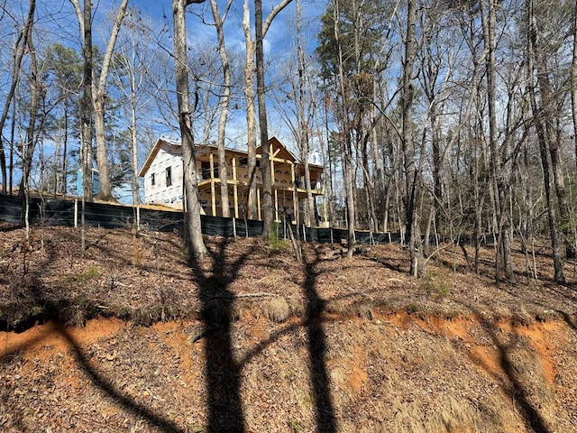 view of rear view of property