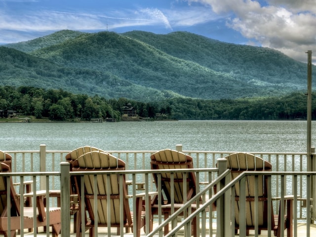 18 Mallard Ln, Morganton, GA 30560 - water view with a mountainous background