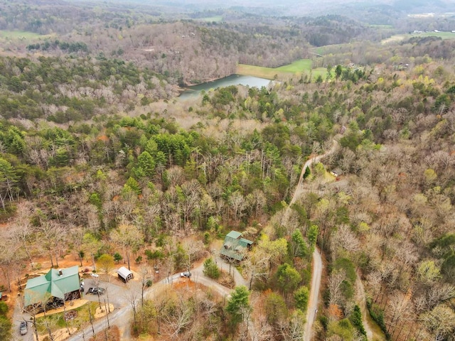 view of aerial view