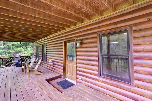view of deck