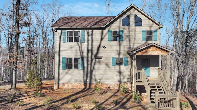 view of front of home