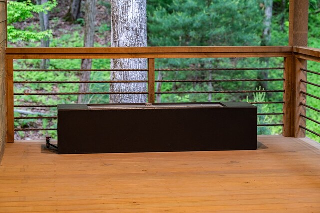 74 Cohutta Overlook Way, Blue Ridge, GA 30513 - view of wooden deck