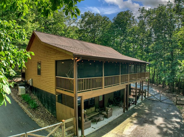 191 Deer Run Rd, Blairsville, GA 30512 - view of front of home featuring a patio and roof with shingles