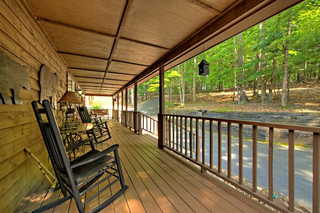 191 Deer Run Rd, Blairsville, GA 30512 - view of wooden deck