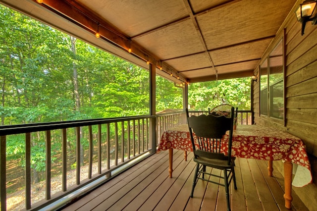 191 Deer Run Rd, Blairsville, GA 30512 - view of wooden deck