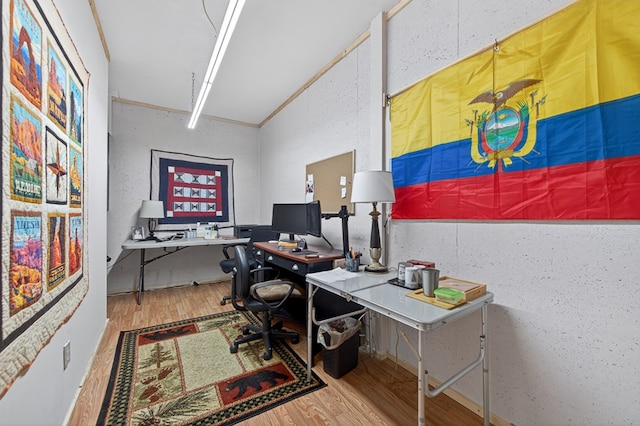 191 Deer Run Rd, Blairsville, GA 30512 - office featuring wood finished floors