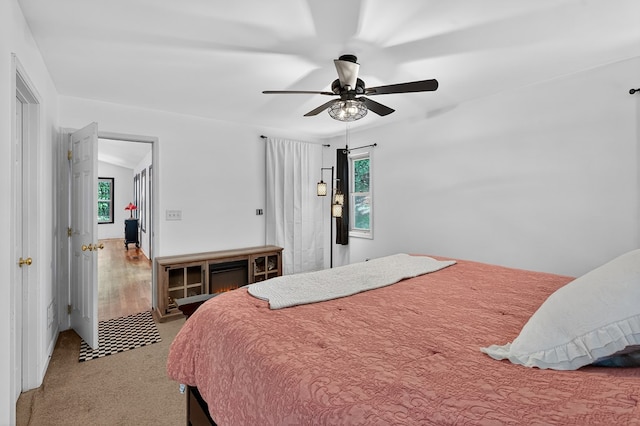 2790 Tamarack Dr, Jasper, GA 30143 - carpeted bedroom with ceiling fan