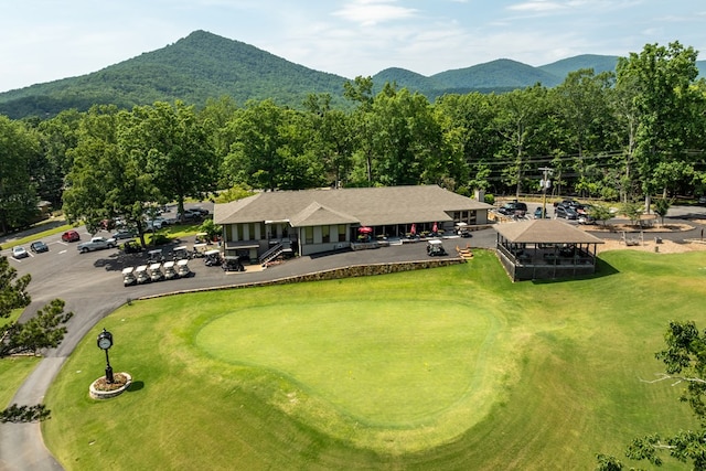 2790 Tamarack Dr, Jasper, GA 30143 - bird's eye view of a mountainous background and a local golf course