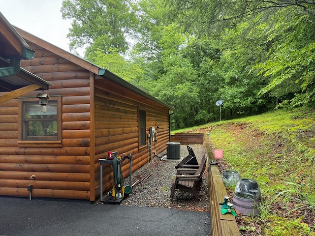 100 Bryant Farm Rd, Murphy, NC 28906 - view of side of property with log veneer siding