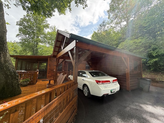 100 Bryant Farm Rd, Murphy, NC 28906 - view of vehicle parking with a carport