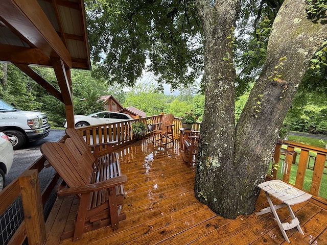 100 Bryant Farm Rd, Murphy, NC 28906 - view of wooden deck