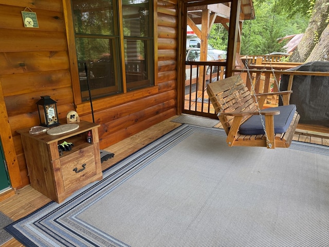 100 Bryant Farm Rd, Murphy, NC 28906 - view of wooden deck