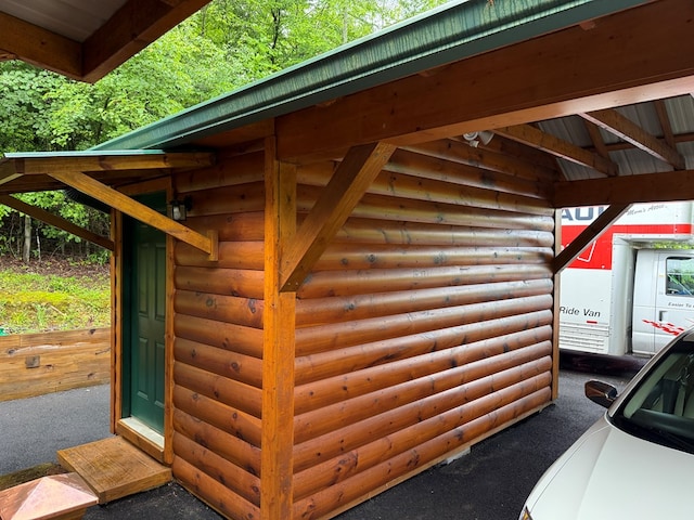 100 Bryant Farm Rd, Murphy, NC 28906 - view of home's exterior with log veneer siding