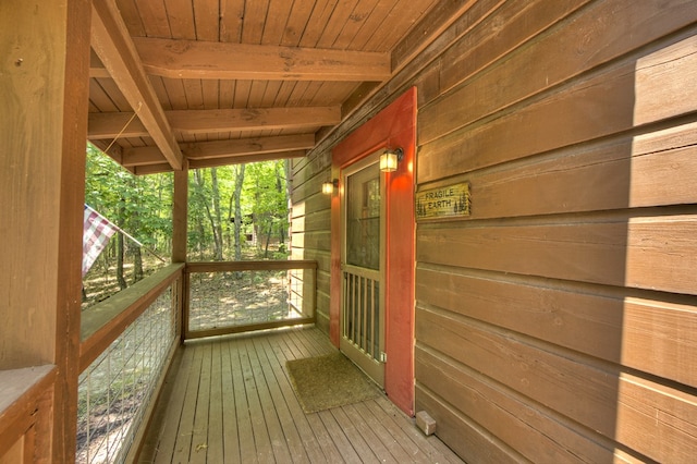 305 Kimbolton Dr, Morganton, GA 30560 - view of wooden terrace
