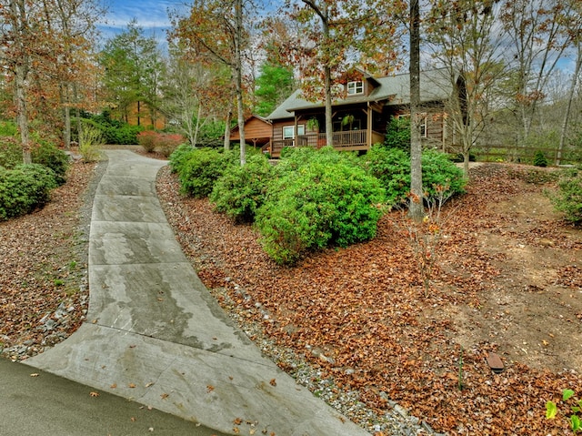 36 Rustic Barn Trl, Morganton, GA 30560 - view of yard featuring a porch