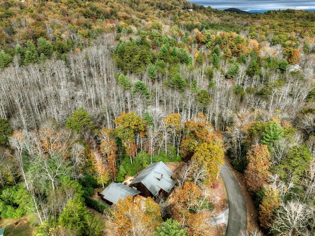 36 Rustic Barn Trl, Morganton, GA 30560 - aerial view of property and surrounding area with a heavily wooded area