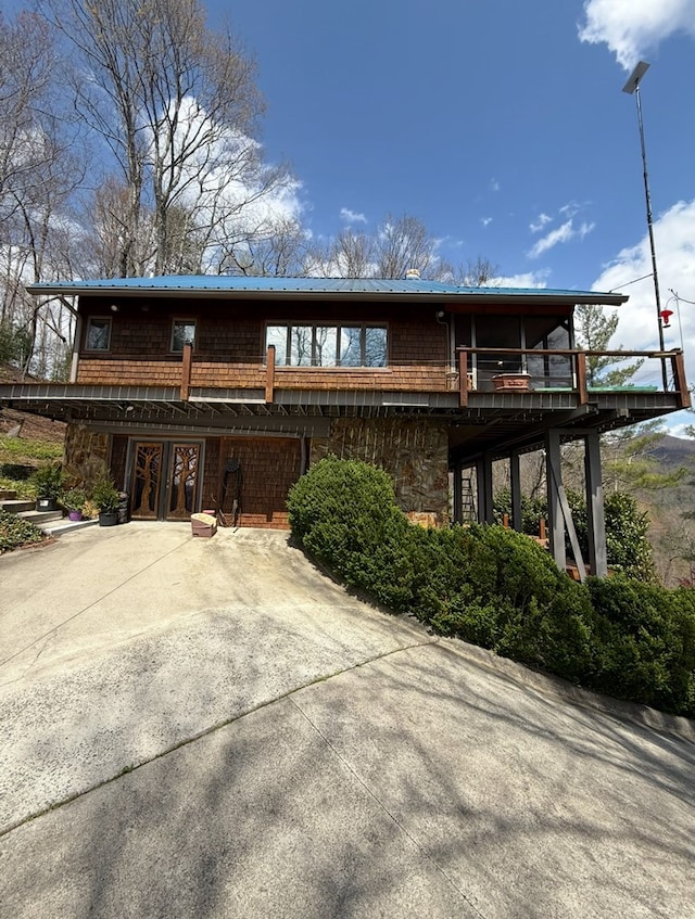 369 Deals Gap Rd, Robbinsville, NC 28771 - exterior space with stone siding