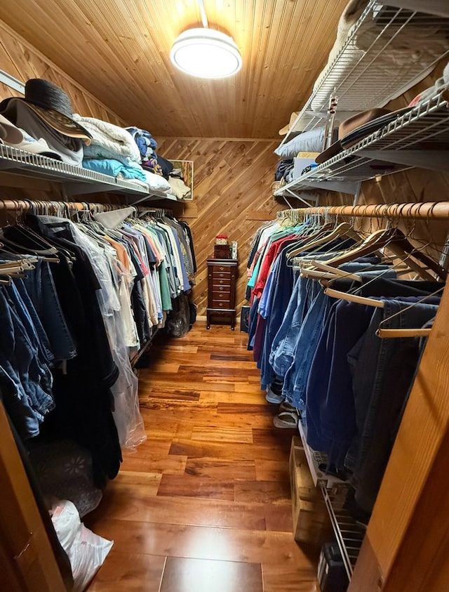 369 Deals Gap Rd, Robbinsville, NC 28771 - walk in closet with wood finished floors