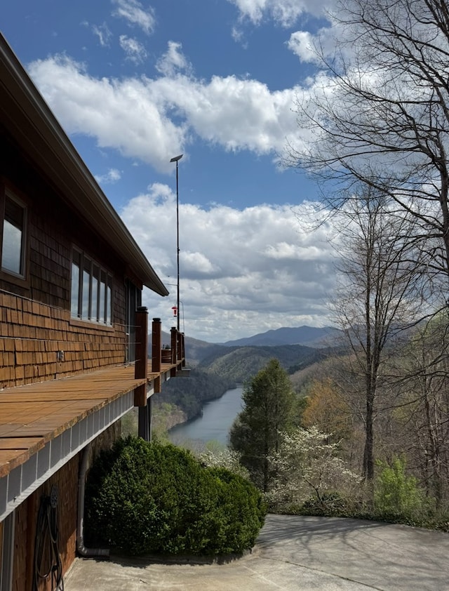369 Deals Gap Rd, Robbinsville, NC 28771 - exterior space with a water view