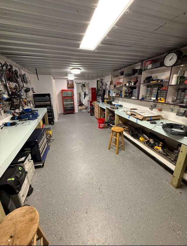 369 Deals Gap Rd, Robbinsville, NC 28771 - finished basement featuring a workshop area