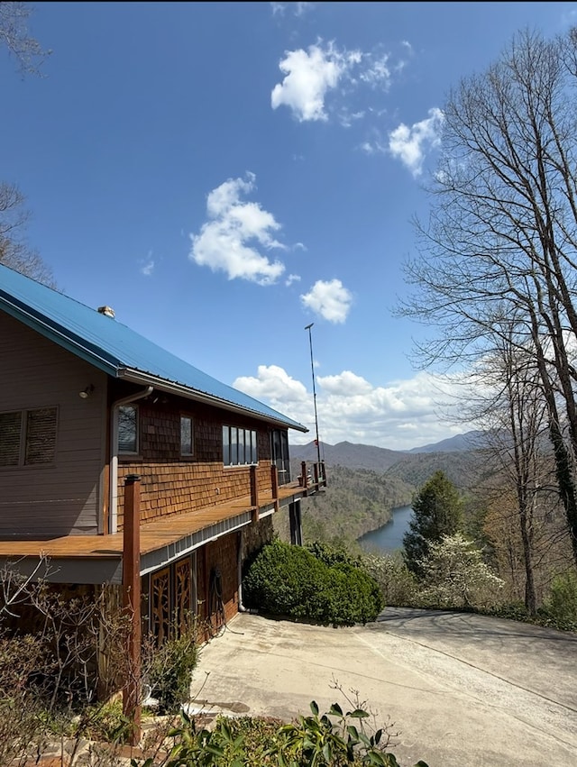 369 Deals Gap Rd, Robbinsville, NC 28771 - view of property exterior with a water and mountain view