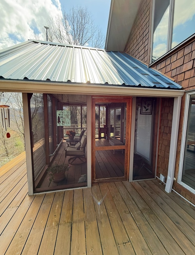 369 Deals Gap Rd, Robbinsville, NC 28771 - view of wooden deck
