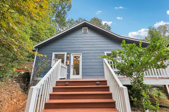 view of front of home