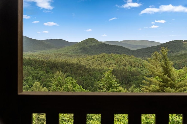 9 Quail Holw, Blue Ridge, GA 30513 - view of mountain background with a heavily wooded area