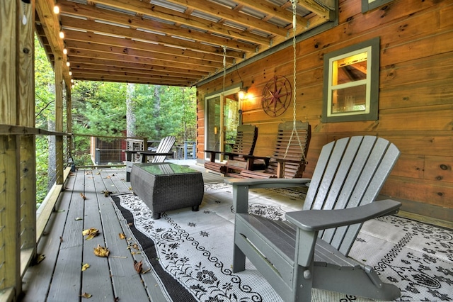 view of deck