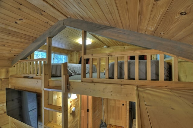 view of horse barn