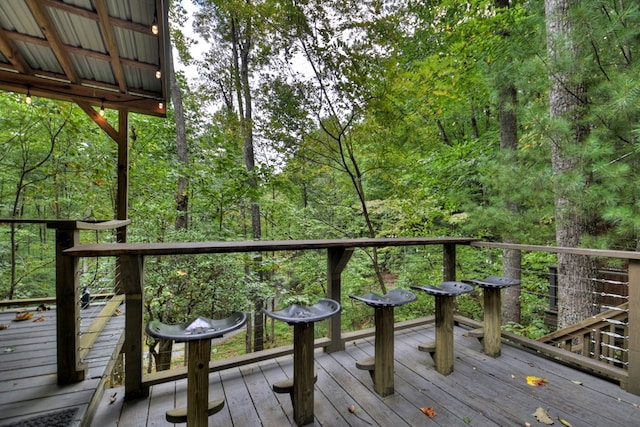 view of deck