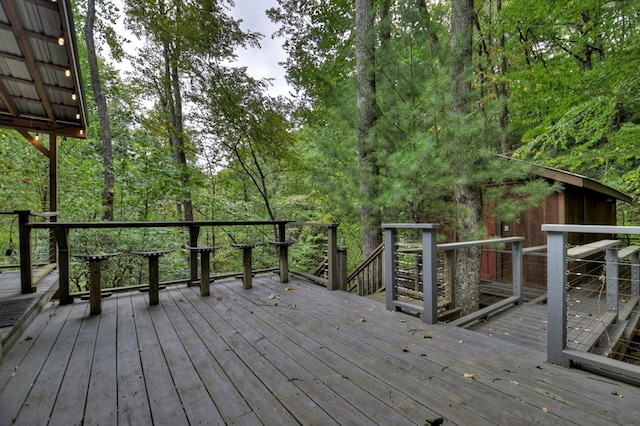 view of deck