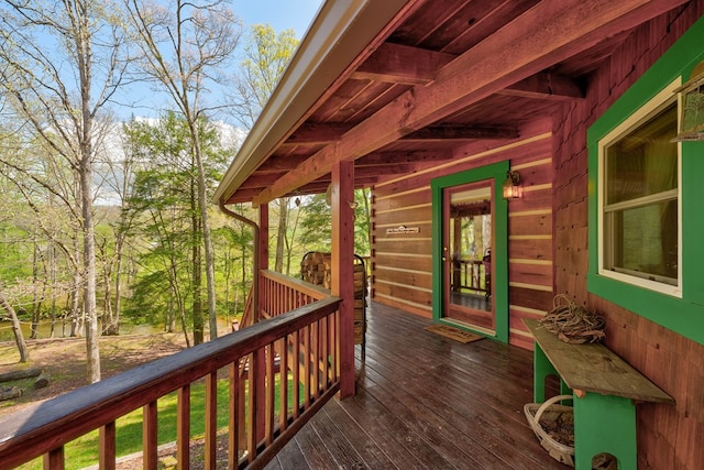 view of deck