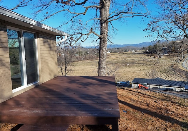 16 Sims Rd, Hiawassee, GA 30546 - deck with a mountain view