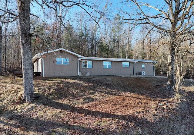 16 Sims Rd, Hiawassee, GA 30546 - view of front of property with crawl space and brick siding