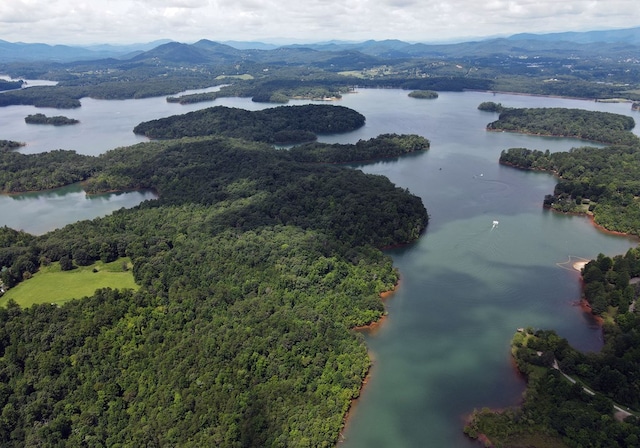 16 Sims Rd, Hiawassee, GA 30546 - birds eye view of property featuring a water and mountain view