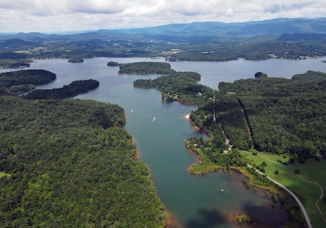 16 Sims Rd, Hiawassee, GA 30546 - bird's eye view featuring a water and mountain view