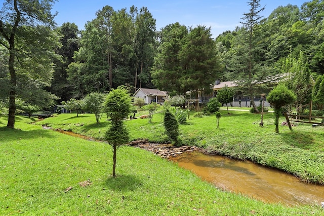 surrounding community featuring a lawn