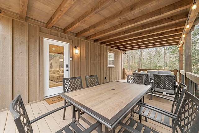 view of deck