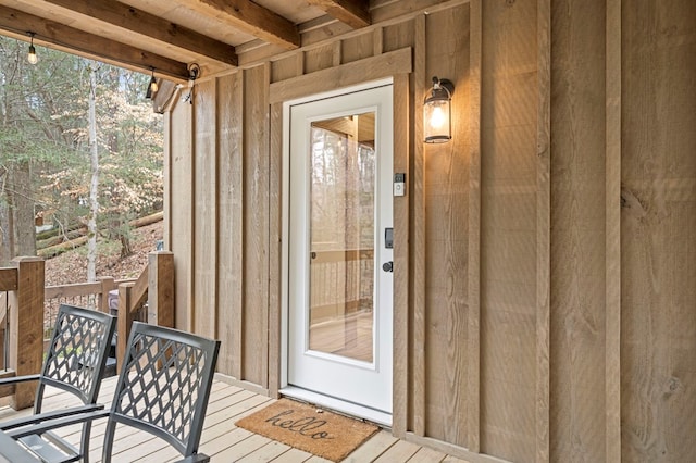 view of entrance to property