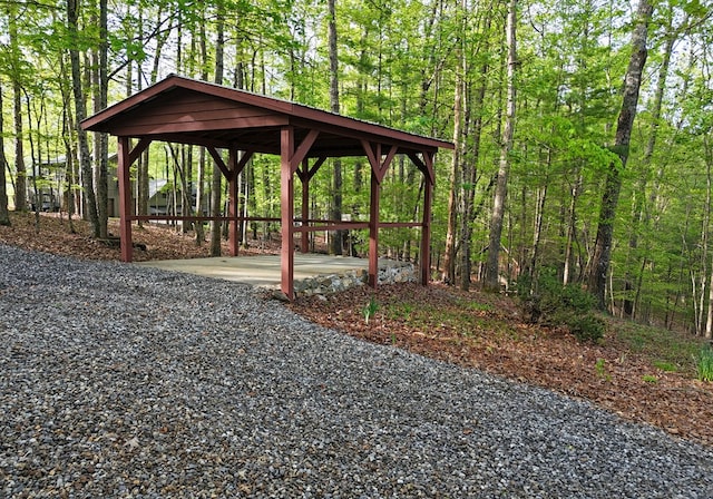 surrounding community with a view of trees
