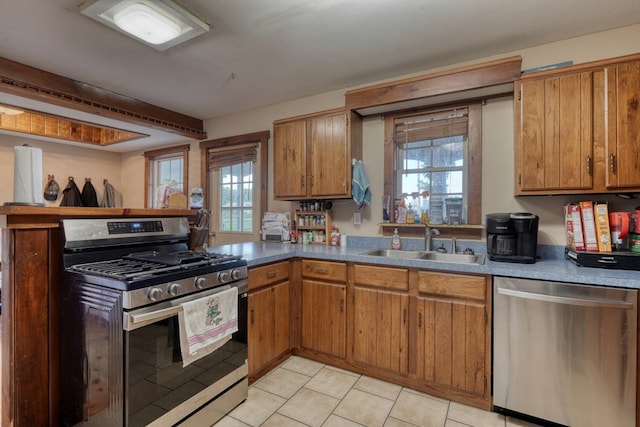 432 Jewell Mason, Blairsville, GA 30512 - kitchen with appliances with stainless steel finishes, brown cabinets, and plenty of natural light