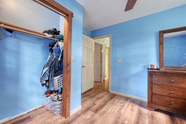432 Jewell Mason, Blairsville, GA 30512 - bedroom with wood finished floors and ceiling fan