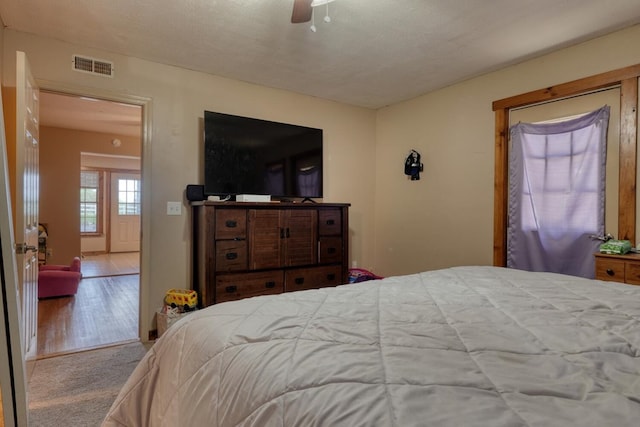 432 Jewell Mason, Blairsville, GA 30512 - bedroom featuring a ceiling fan and carpet flooring