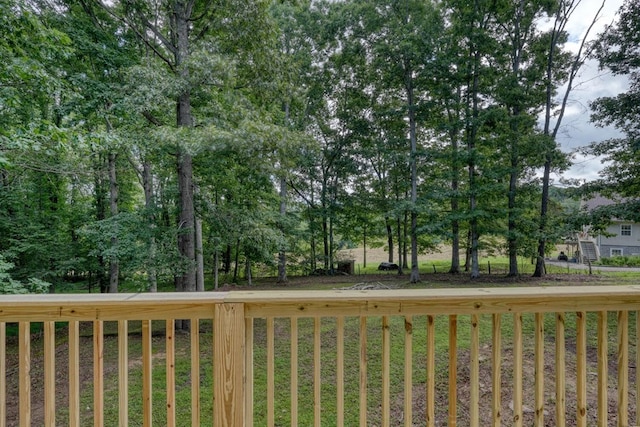 432 Jewell Mason, Blairsville, GA 30512 - wooden deck with a yard