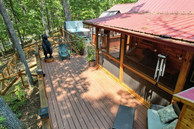 view of deck